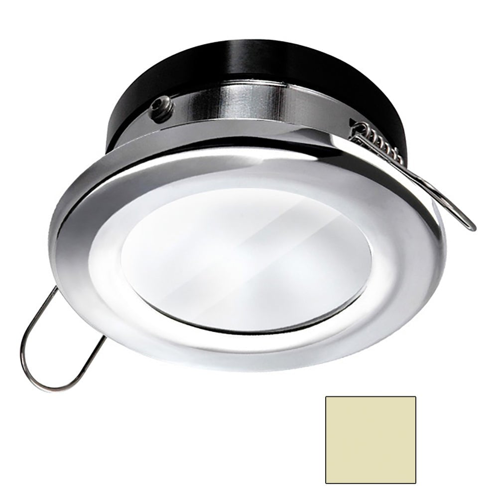 i2Systems Apeiron A1110Z 4.5W Spring Mount Light - Round - Warm White - Polished Chrome Finish - Marine Parts OnlyLightingI2Systems Inc