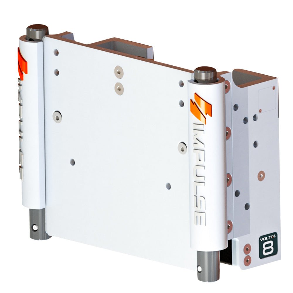 IMPULSE XL 8" Set Back Electric Jack Plate w/Standard Control - White Cerakote - Marine Parts OnlyBoat OutfittingIMPULSE