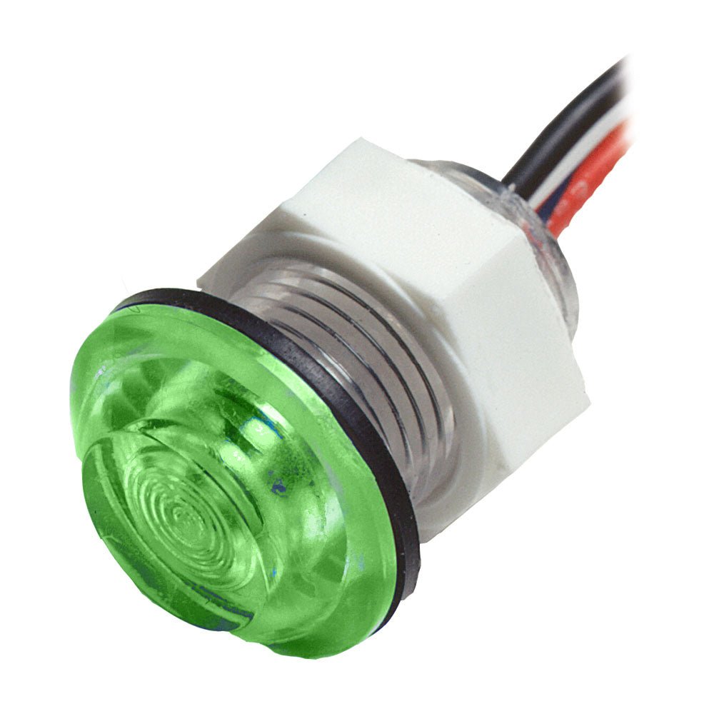 Innovative Lighting LED Bulkhead Livewell Light Flush Mount - Green - Marine Parts OnlyLightingInnovative Lighting