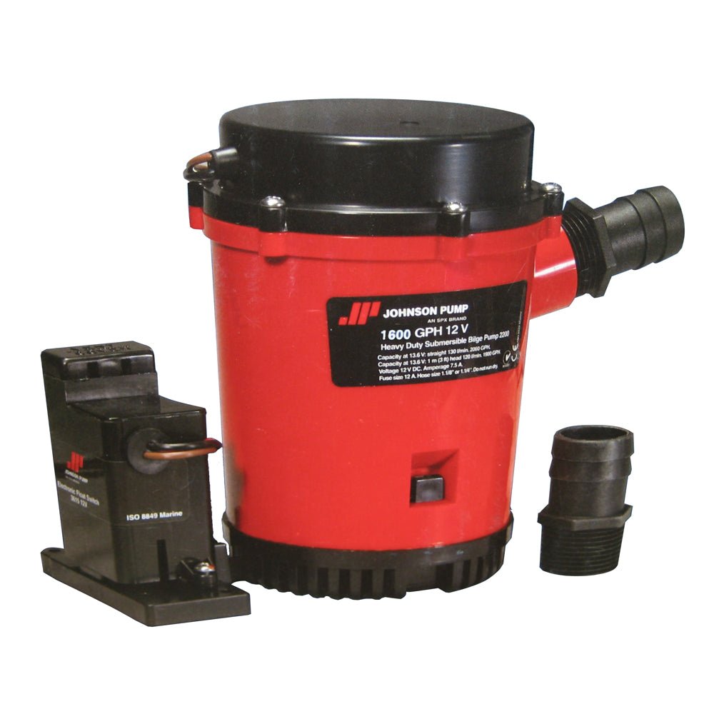 Johnson Pump 1600GPH Auto Bilge Pump w/Mag Switch - 12V - Marine Parts OnlyMarine Plumbing & VentilationJohnson Pump