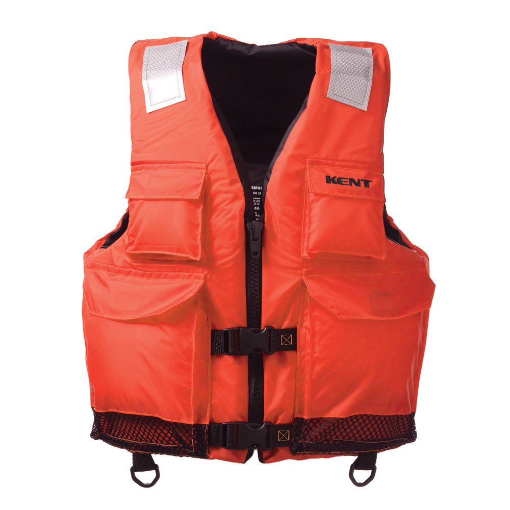 Kent Elite Dual - Sized Commercial Vest - L/XL - Orange - Marine Parts OnlyMarine SafetyKent Sporting Goods