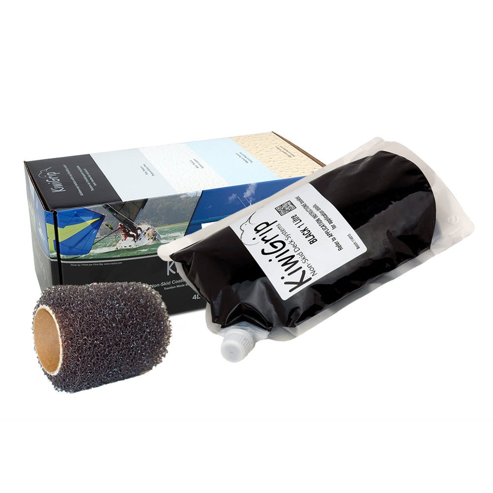 KiwiGrip 1 Liter Pouch - Black w/4" Roller - Marine Parts OnlyBoat OutfittingKiwiGrip