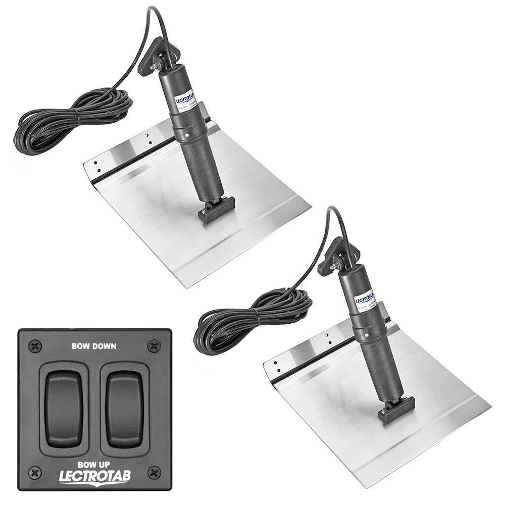 Lectrotab XKA Aluminum Alloy Trim Tab Kit w/Rocker Switch - 12 x 9 - Marine Parts OnlyBoat OutfittingLectrotab