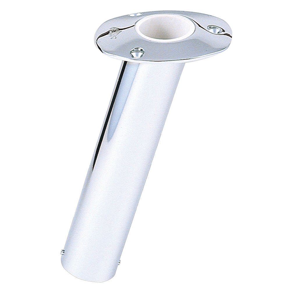 Lee's 15&176; Stainless Steel Flush Mount Rod Holder - 2" O.D. - Marine Parts OnlyHunting & FishingLee's Tackle