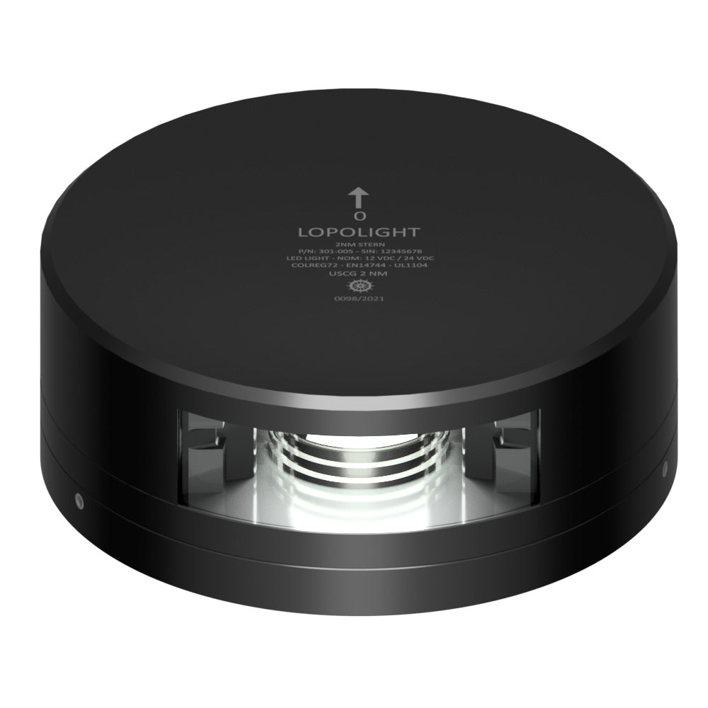 Lopolight Stern Light - 2NM - Black Housing w/FB Base - Marine Parts OnlyLightingLopolight