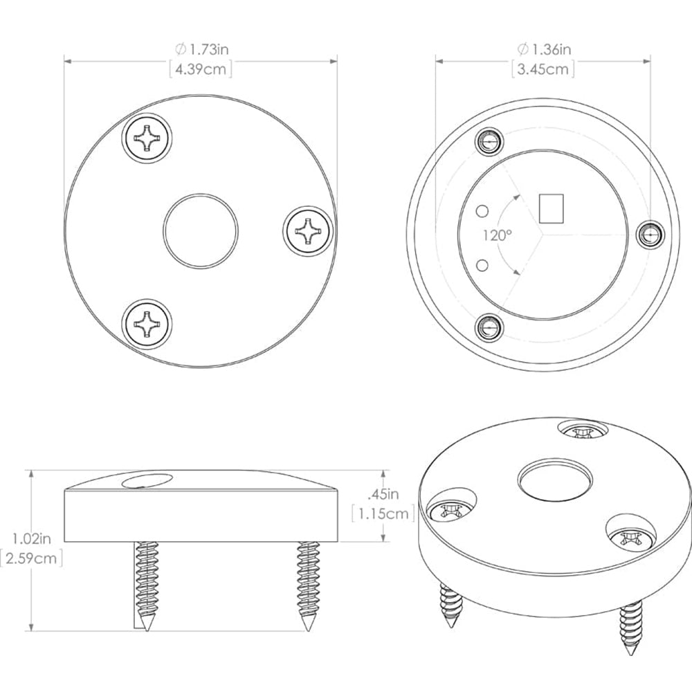 Lumitec Anywhere - LED Utility Light - Spectrum RGBW, Brushed - Marine Parts OnlyLightingLumitec