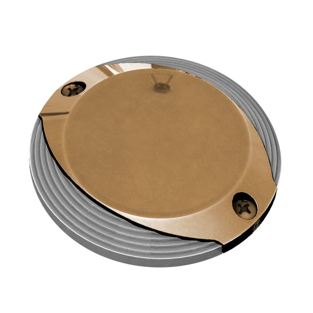 Lumitec Scallop Surface Mount Pathway Light - Spectrum RGBW/Warm White - Bronze Finish - Marine Parts OnlyLightingLumitec