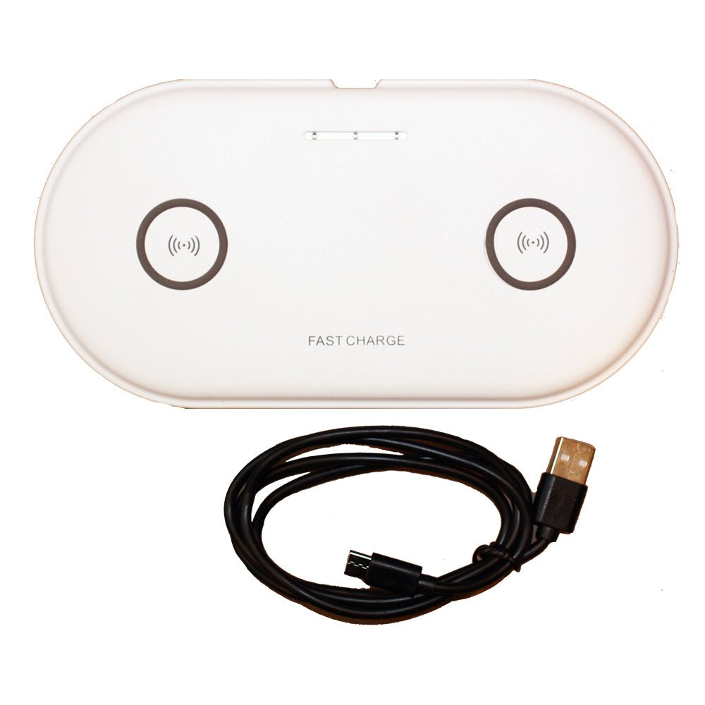 Lunasea Dual Qi Charge Pad - USB Powered (Power Supply Not Included) - Marine Parts OnlyMarine SafetyLunasea Lighting
