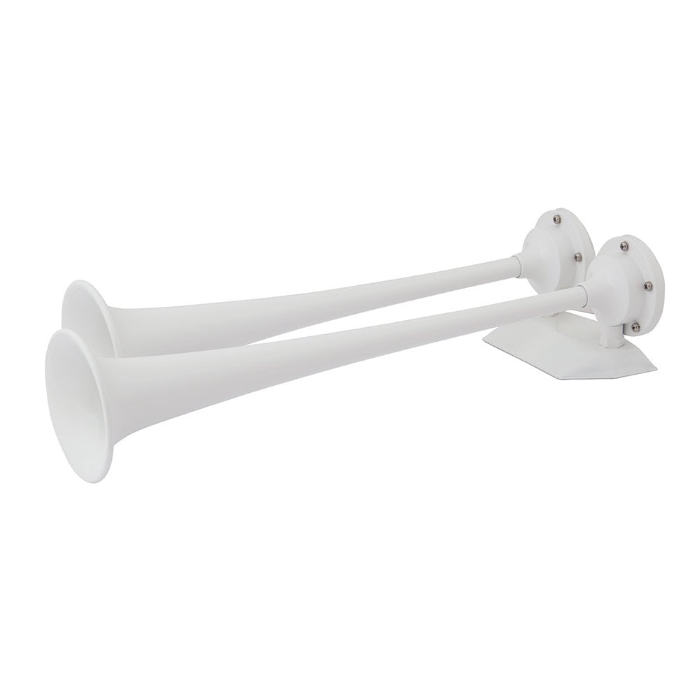 Marinco 12V White Epoxy Coated Dual Trumpet Air Horn - Marine Parts OnlyBoat OutfittingMarinco