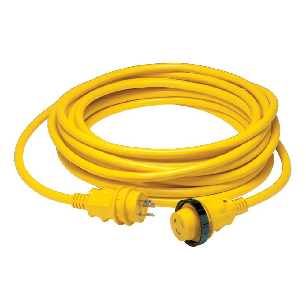 Marinco 30 Amp Power Cord Plus Cordset - 35' - Yellow - Marine Parts OnlyElectricalMarinco