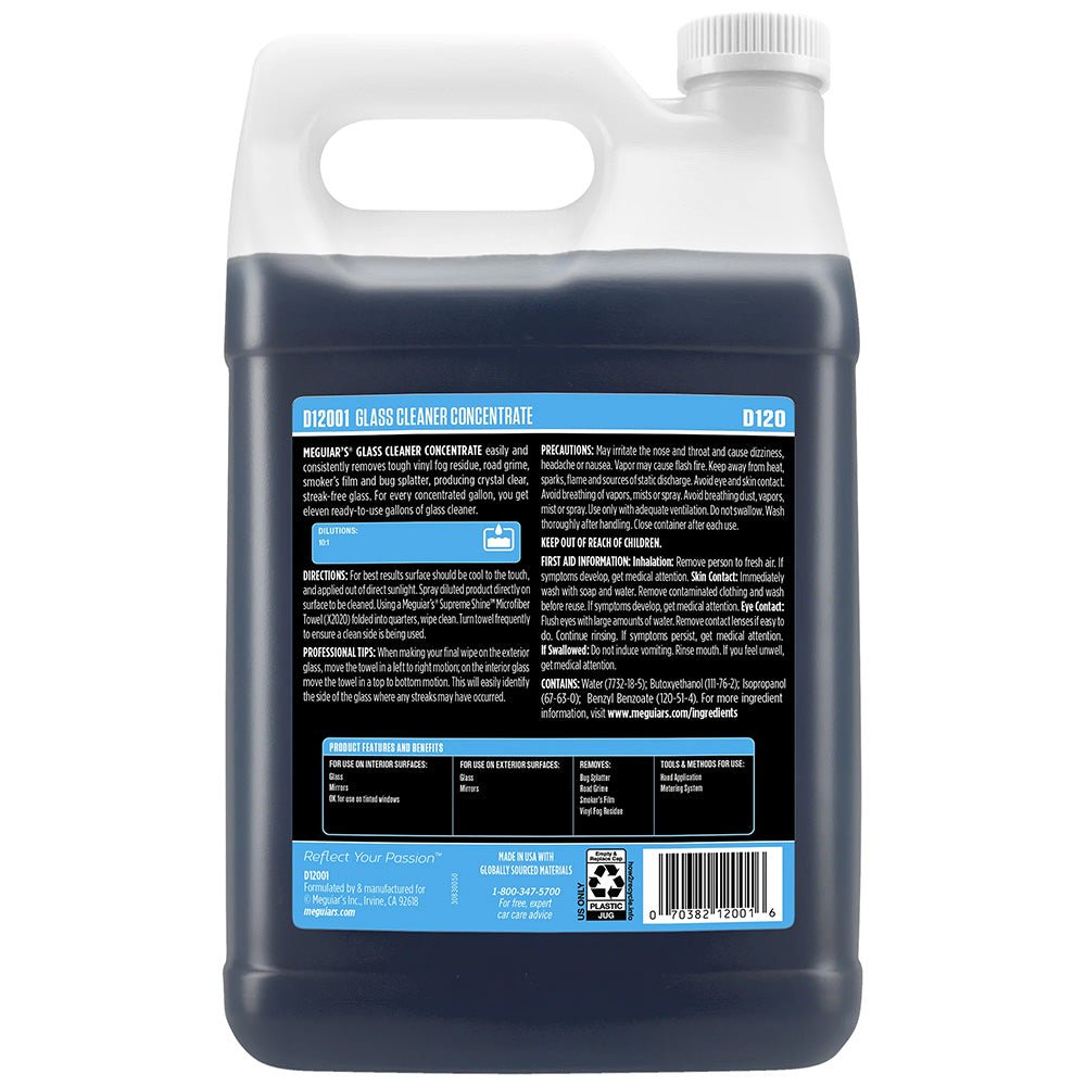 Meguiar's Glass Cleaner Concentrate - 1 Gallon - Marine Parts OnlyAutomotive/RVMeguiar's