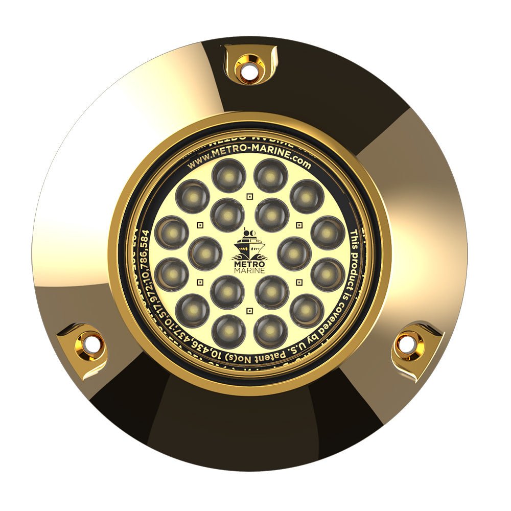 Metro Marine High - Output Submersible Underwater Light w/Intelligent Monochromatic LED&39;s - White, 90° Beam - Marine Parts OnlyLightingMetro Marine