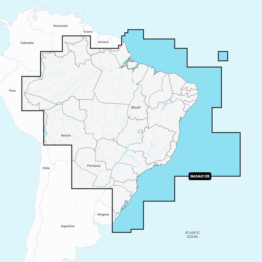 Navionics NASA012R - Brazil - Navionics+ - Marine Parts OnlyCartographyNavionics
