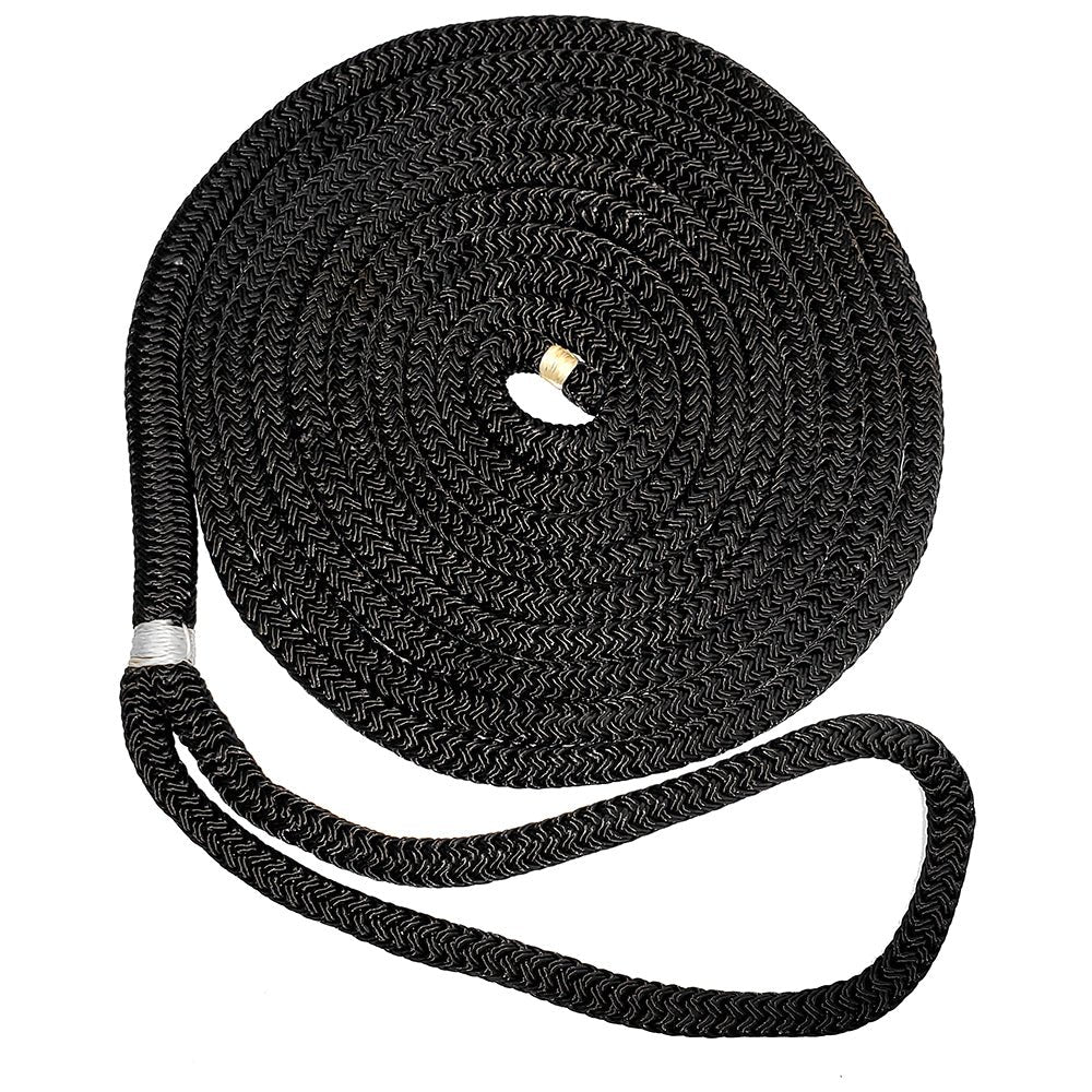 New England Ropes 3/8" Double Braid Dock Line - Black - 20&39; - Marine Parts OnlyAnchoring & DockingNew England Ropes