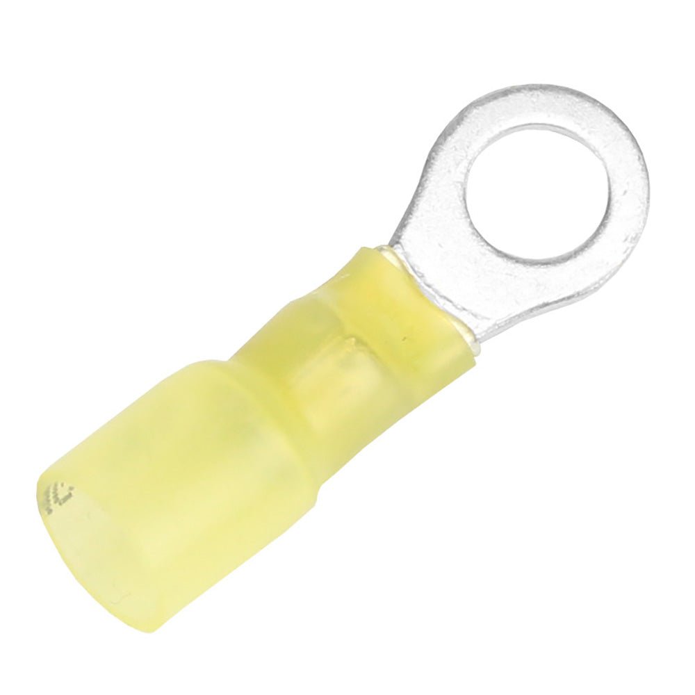 Pacer 12 - 10 AWG Heat Shrink Ring Terminal - 1/4" Stud Size - 25 Pack - Marine Parts OnlyElectricalPacer Group