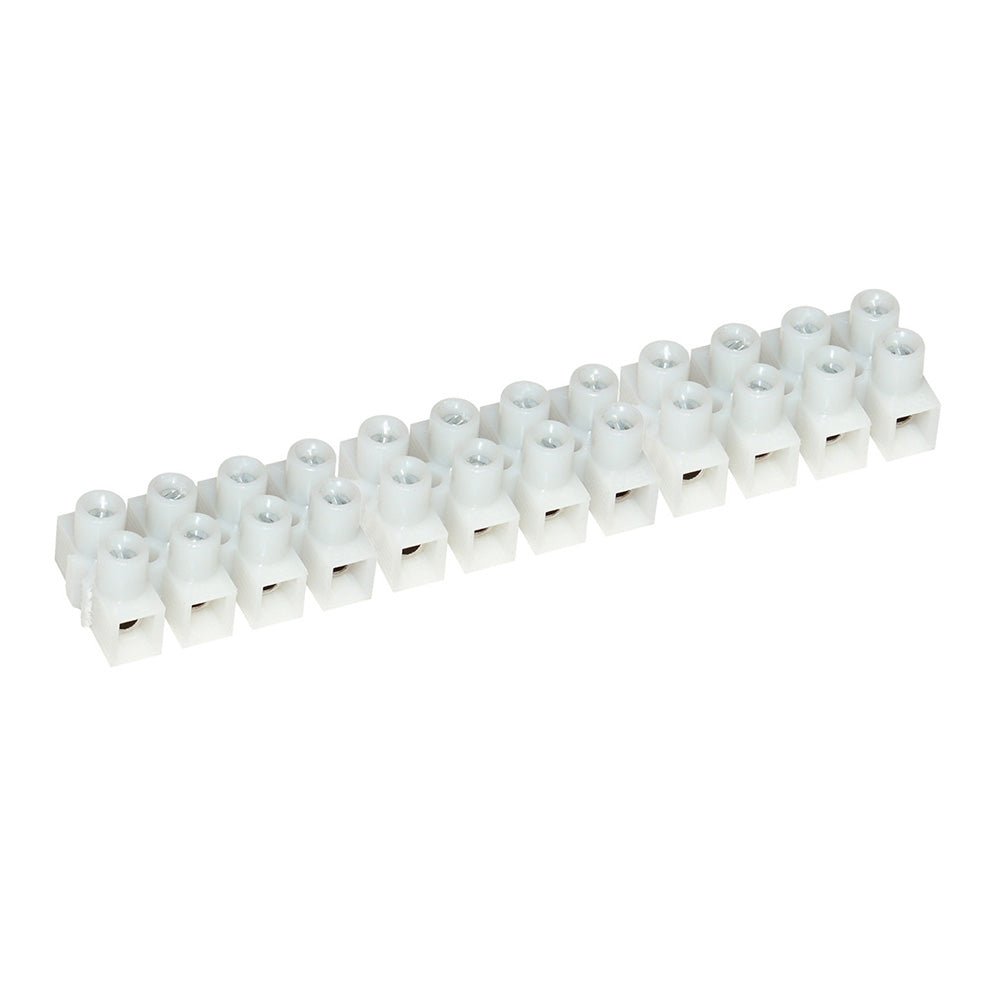 Pacer 20A Euro Style Terminal Block - 12 Gang - 5 Pack - Marine Parts OnlyElectricalPacer Group