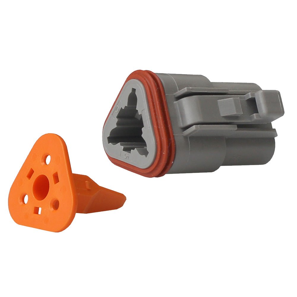 Pacer Deutsch DT Plug & Wedge Lock Kit - 3 Position - 10 Pack - Marine Parts OnlyElectricalPacer Group