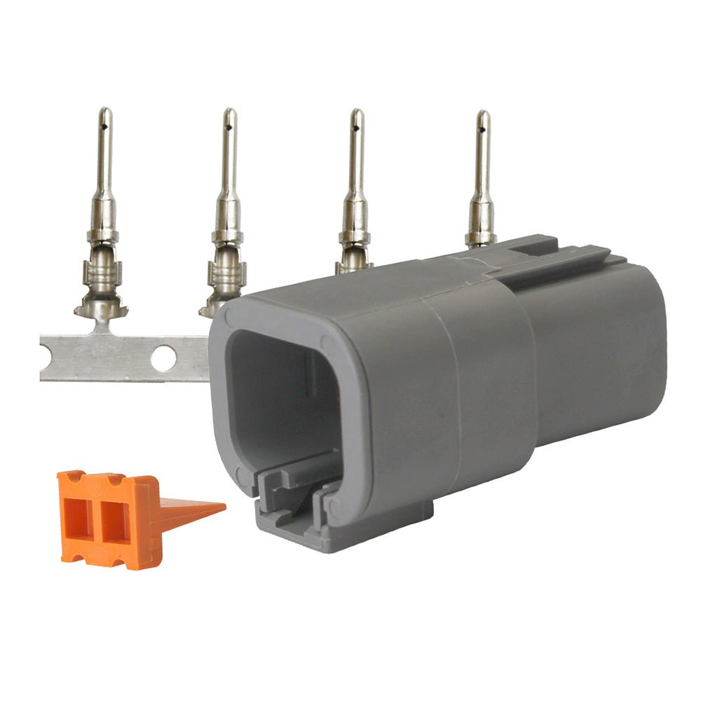 Pacer DTP Deutsch Receptacle Repair Kit - 14 - 12 AWG (4 Position) - Marine Parts OnlyElectricalPacer Group