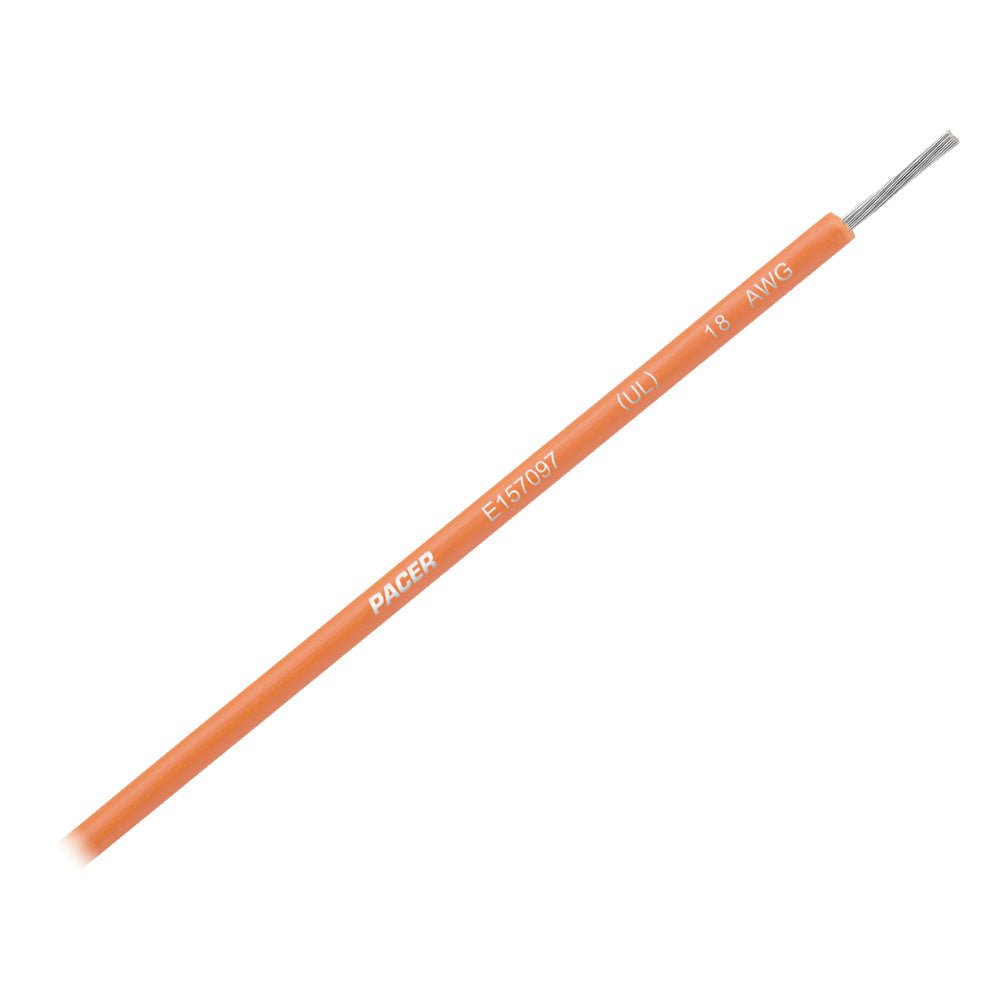 Pacer Orange 18 AWG UL Marine Wire - 35' - Marine Parts OnlyElectricalPacer Group