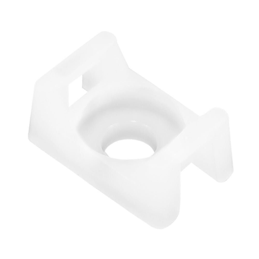 Pacer Screw Down Cable Tie Mount - 8 Screw Mount Method - Natural Color - 100 Pack - Marine Parts OnlyElectricalPacer Group