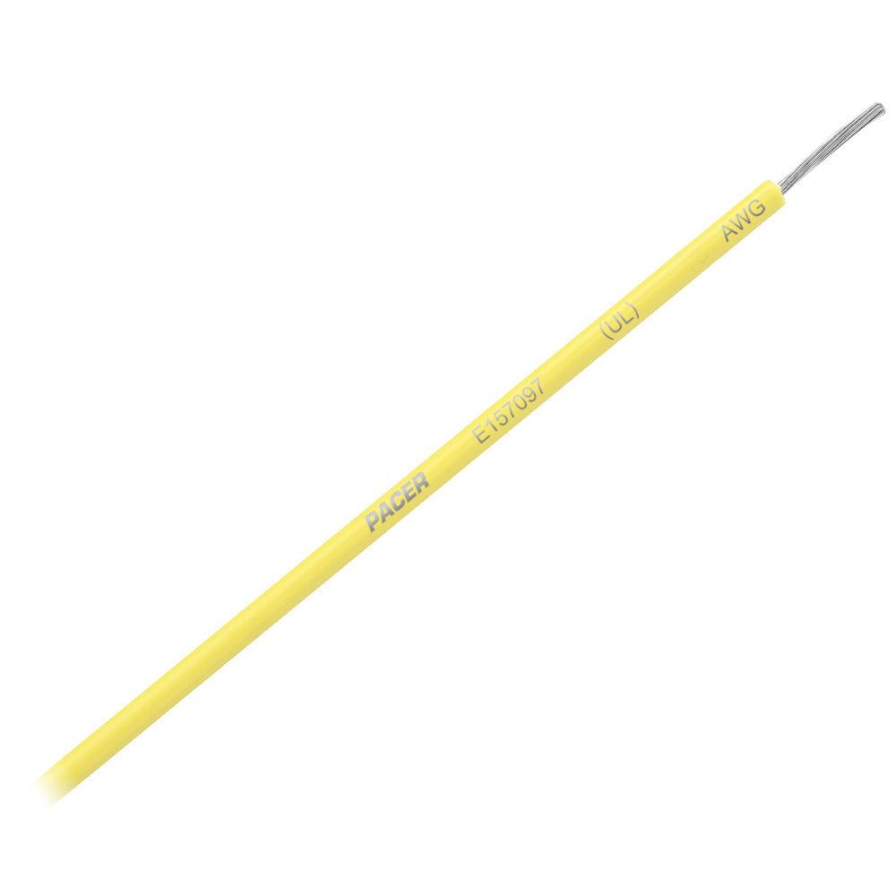 Pacer Yellow 16 AWG Primary Wire - 25&39; - Marine Parts OnlyElectricalPacer Group