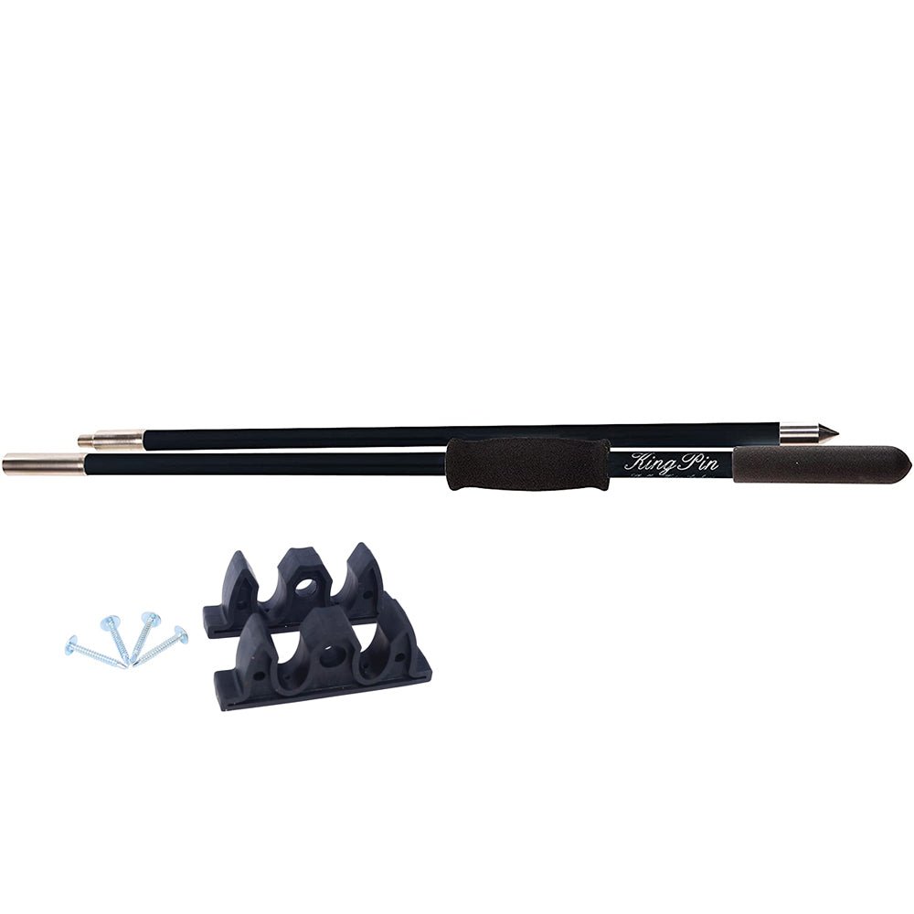 Panther 12&39; King Pin Anchor Pole - 2 - Piece - Black - Marine Parts OnlyAnchoring & DockingPanther Products