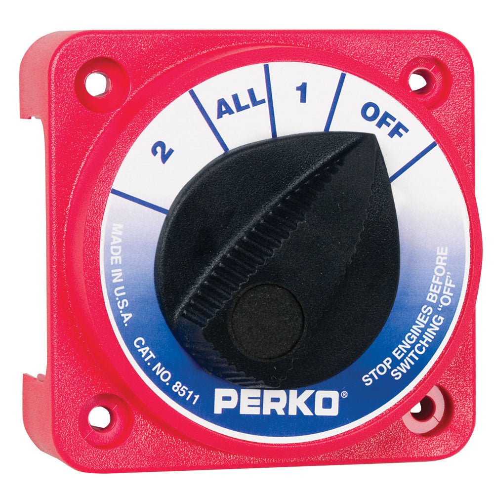 Perko Compact Medium Duty Battery Selector Switch w/o Key Lock - Marine Parts OnlyElectricalPerko