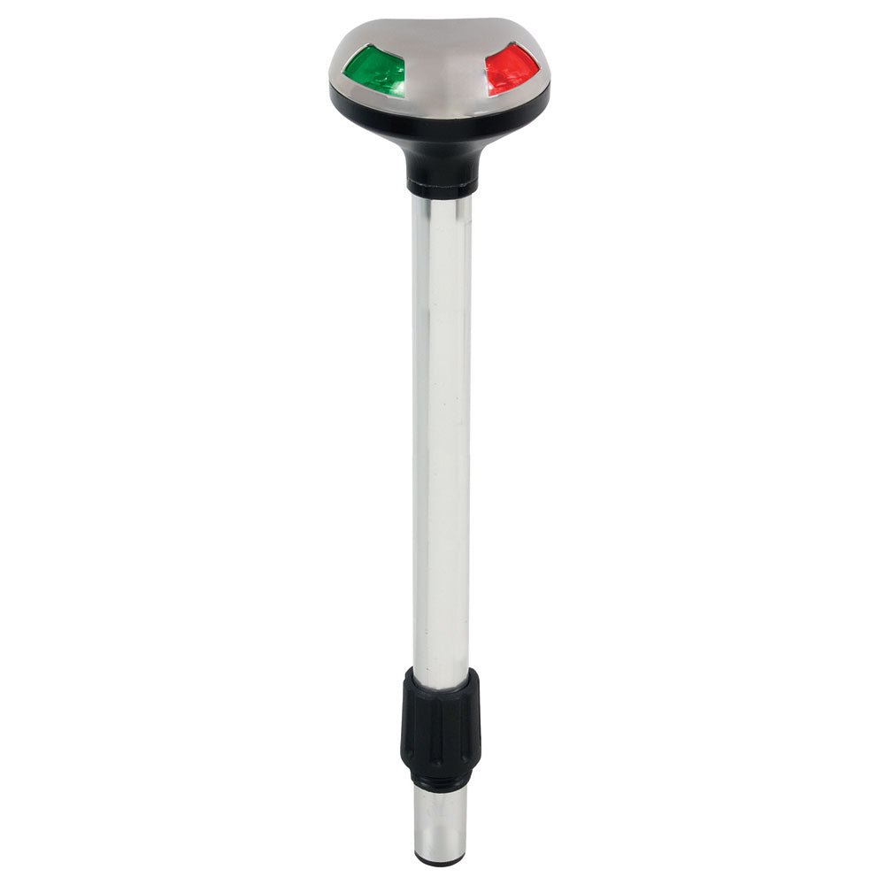 Perko Stealth Series LED Bi - Color 12" Pole Light - Small Threaded Collar - 2 Mile - Marine Parts OnlyLightingPerko