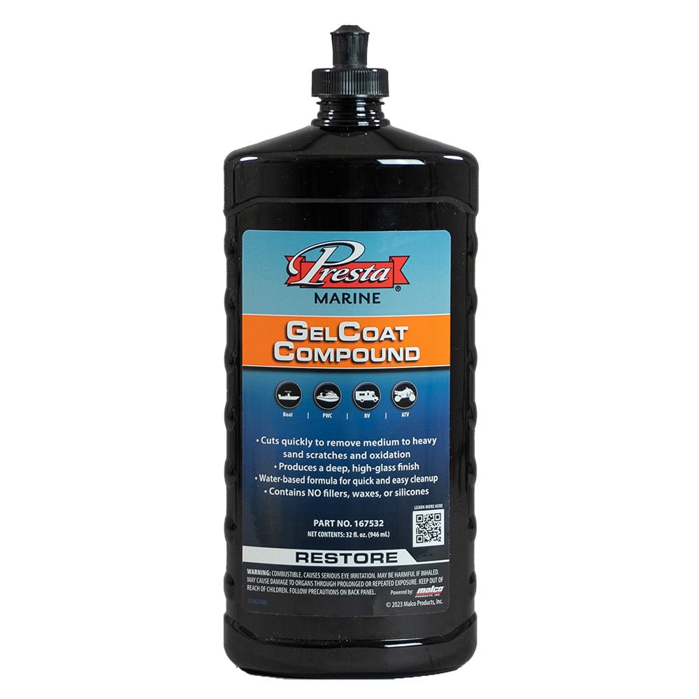Presta Gel Coat Compound - 32 fl oz - Marine Parts OnlyBoat OutfittingPresta