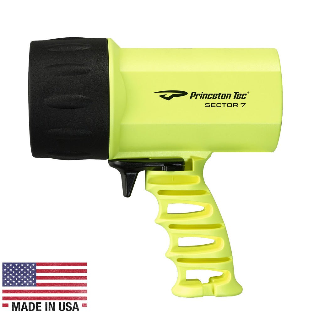 Princeton Tec Sector 7 LED Spotlight - Neon Yellow - Marine Parts OnlyOutdoorPrinceton Tec