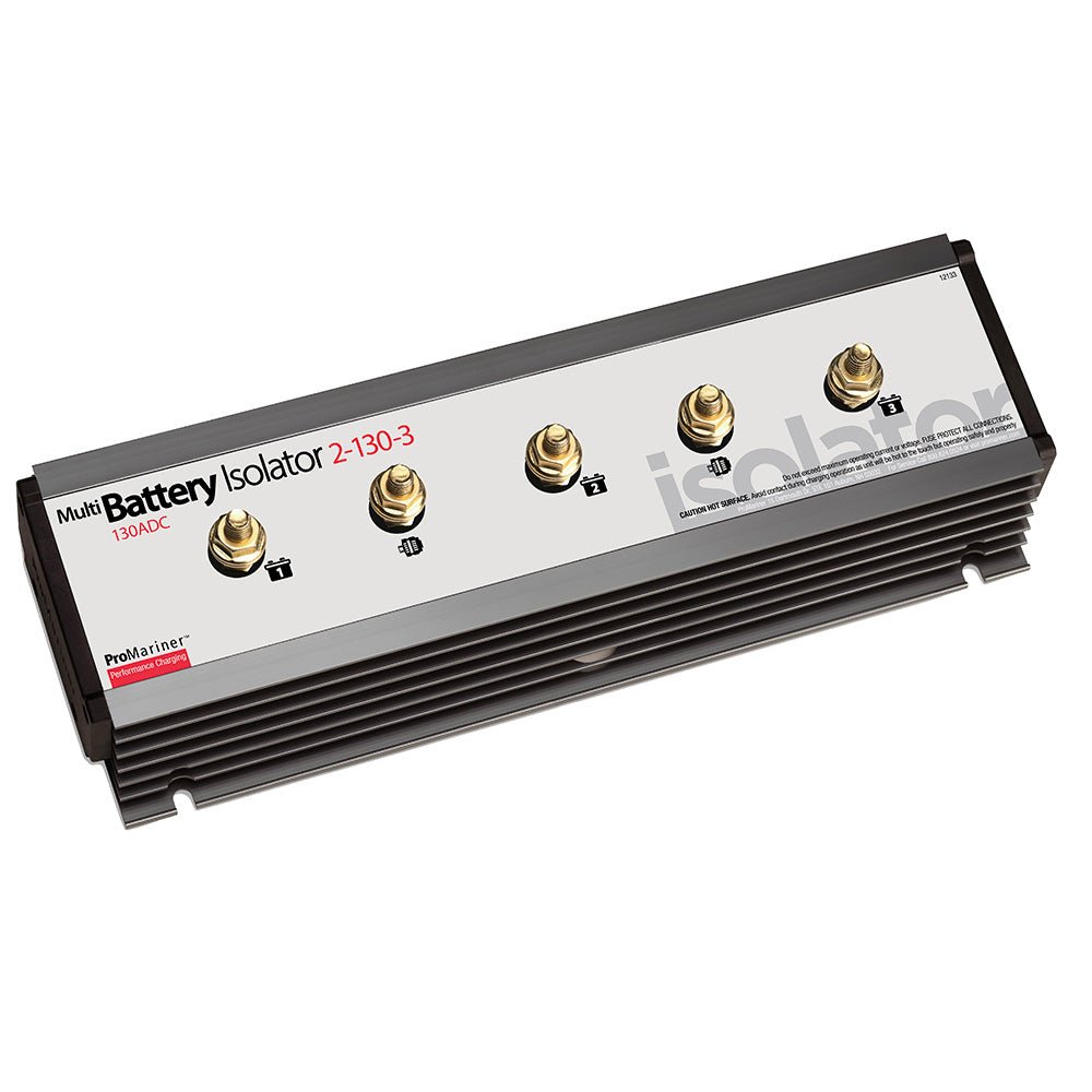 ProMariner Battery Isolator - 130 AMP - 2 Alternator - 3 Battery - Marine Parts OnlyElectricalProMariner