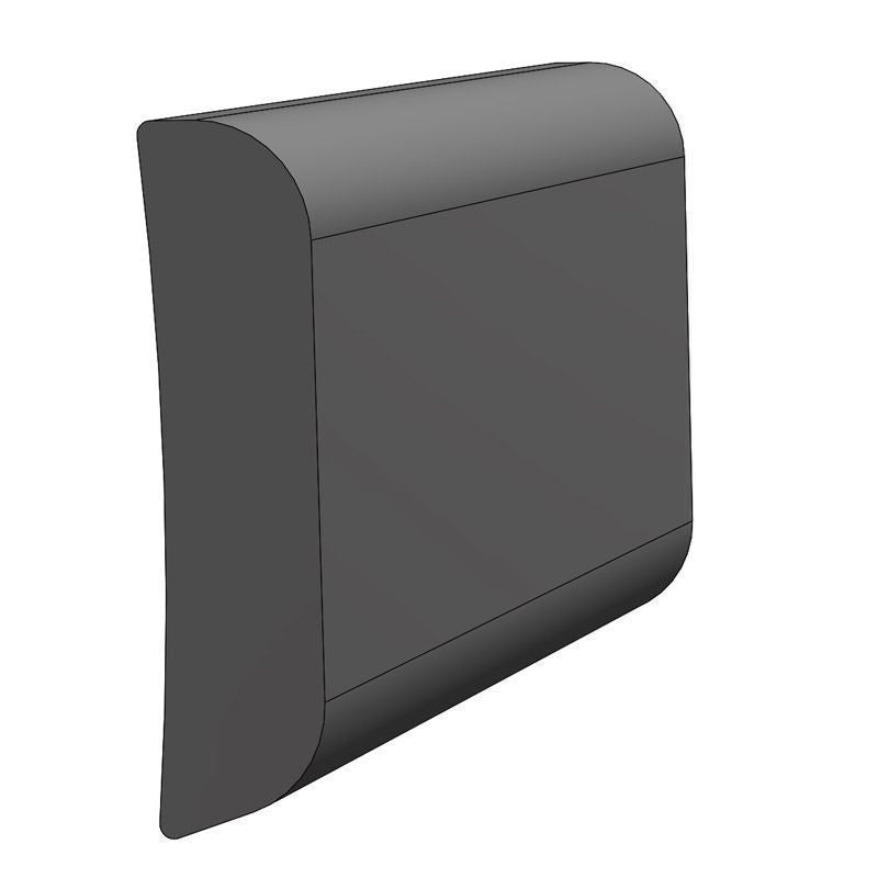 RIGID RUB RAIL BLACK 20 - Marine Parts OnlyTACO METALS