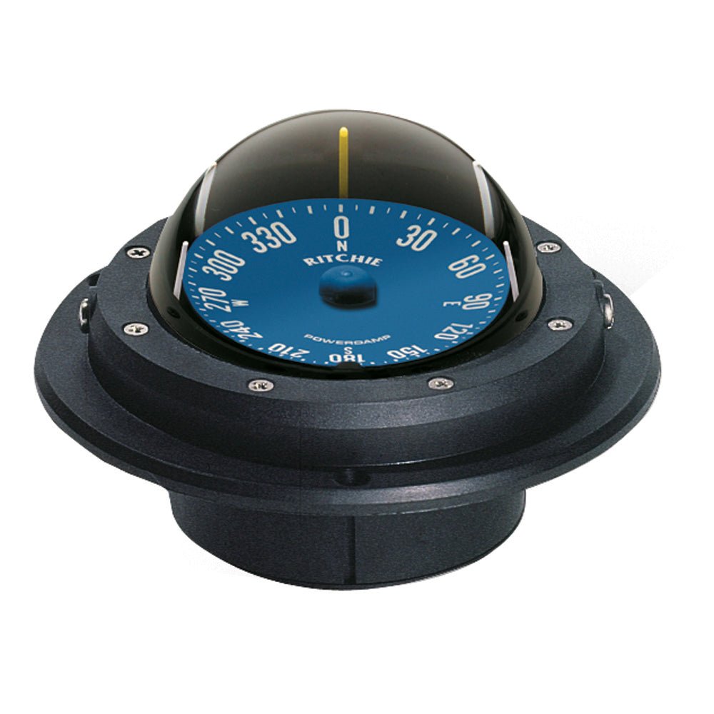 Ritchie RU90 Voyager Compass Flush Mount Black Marine Parts Only