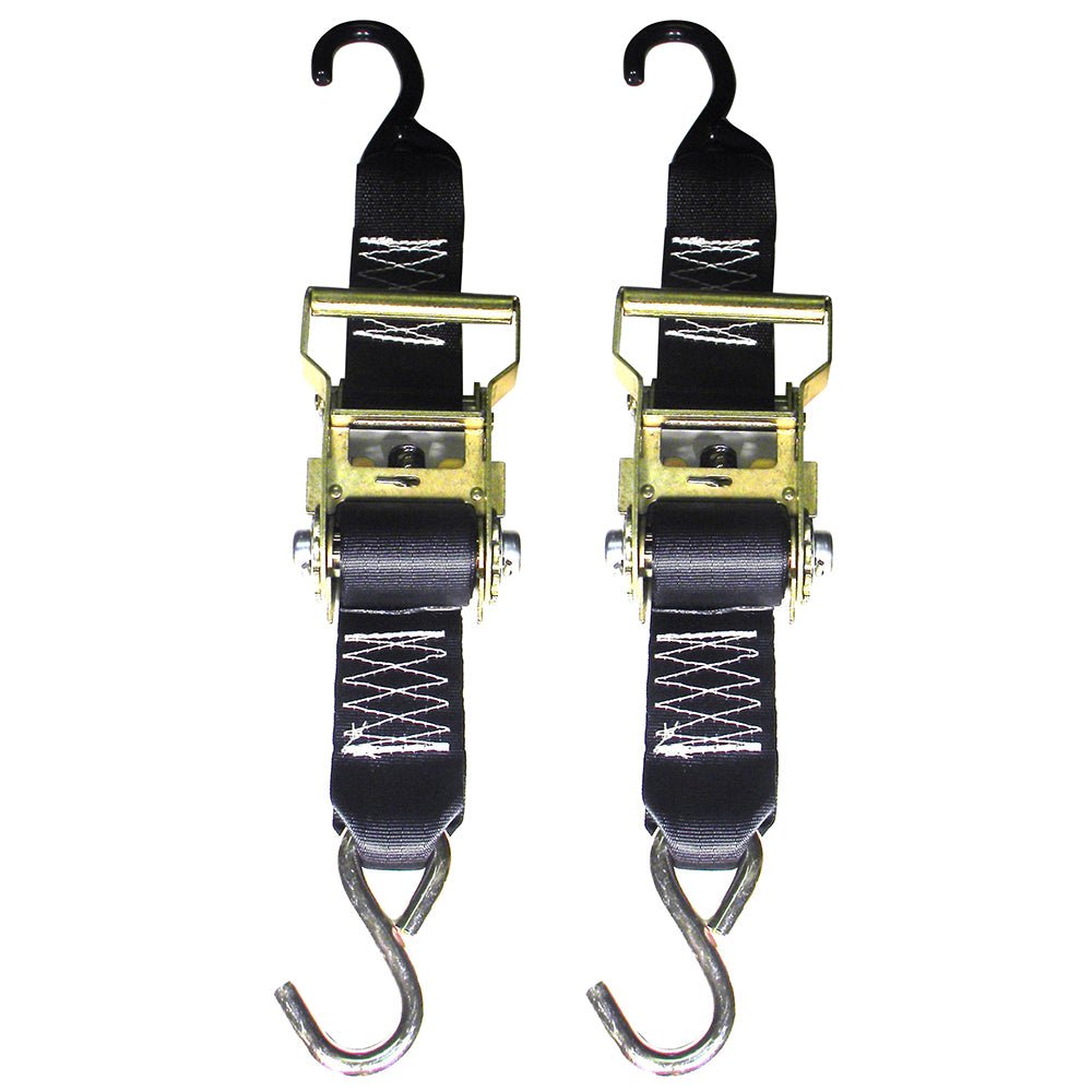 Rod Saver Heavy - Duty Ratchet Trailer Tie - Down - 2" x 3&39; - Pair - Marine Parts OnlyTraileringRod Saver