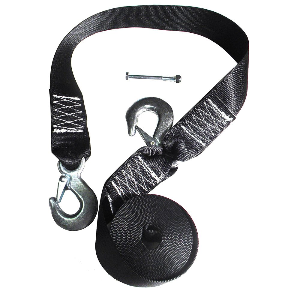 Rod Saver Winch Strap Replacement w/Safety Strap - 20&39; - Marine Parts OnlyTraileringRod Saver