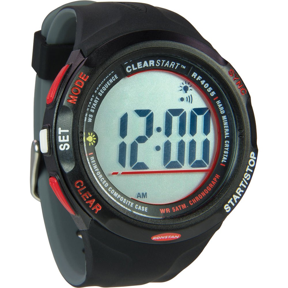 Ronstan RF4055 ClearStart™ 50mm Sailing Watch - Black/Grey - Marine Parts OnlySailingRonstan