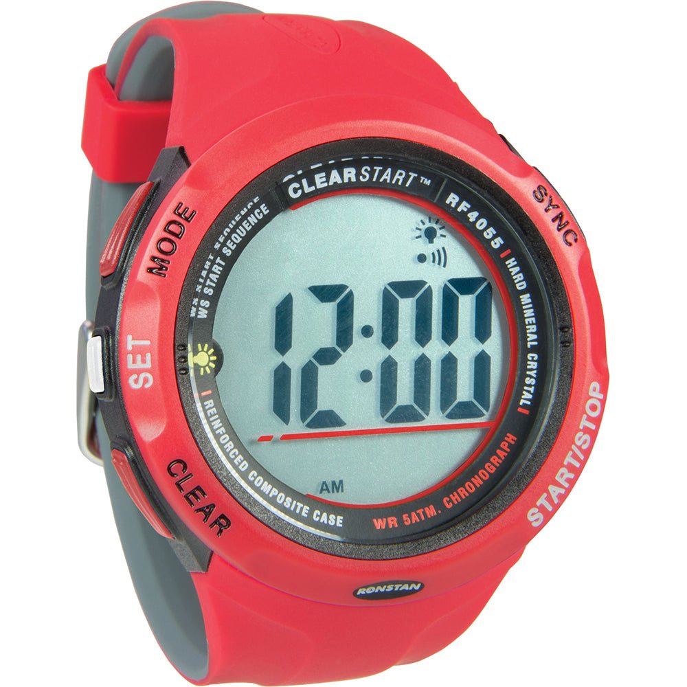 Ronstan RF4055 ClearStart™ 50mm Sailing Watch - Red/Grey - Marine Parts OnlySailingRonstan