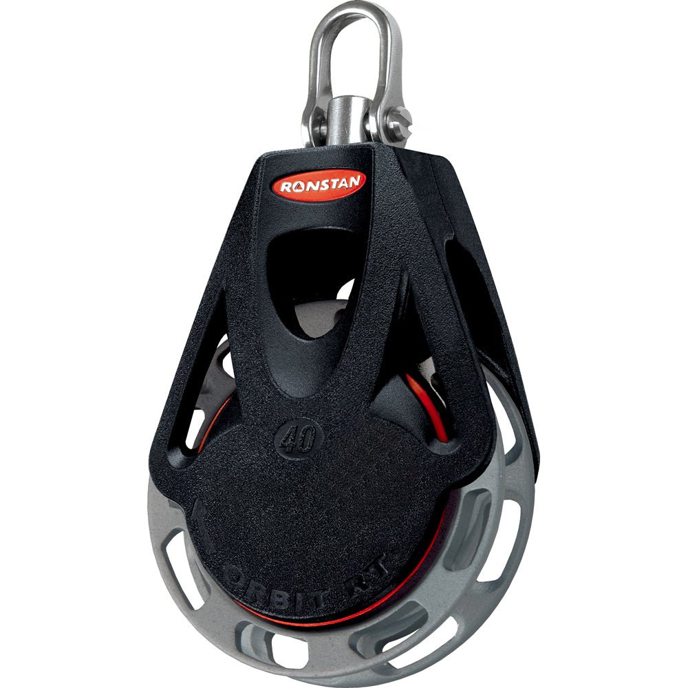 Ronstan Series 40 Ratchet Orbit Block&153; - Single - Auto - Swivel Shackle Head - Marine Parts OnlySailingRonstan