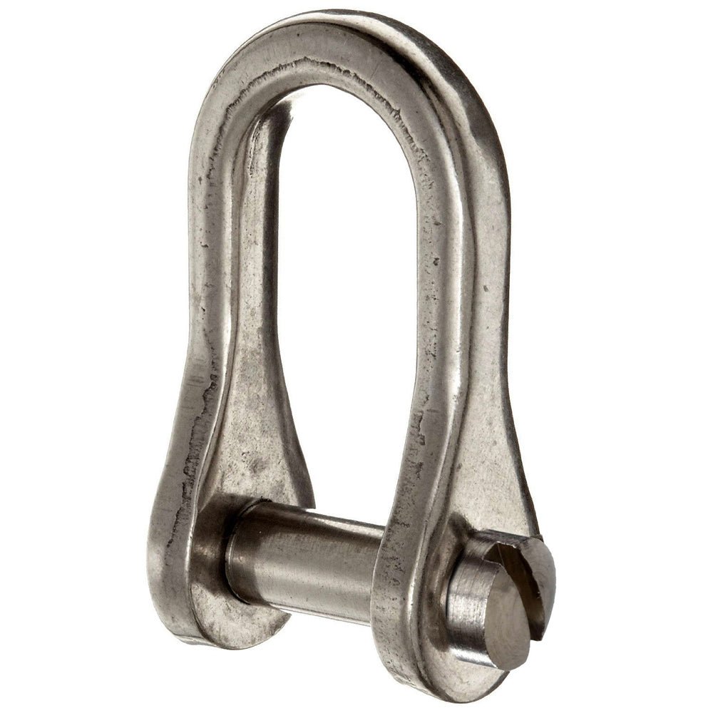 Ronstan Standard Dee Slotted Pin Shackle - 3/16" Pin - 23/32"L x 13/32"W - Marine Parts OnlySailingRonstan