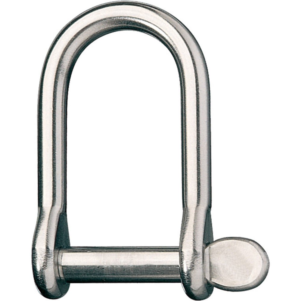 Ronstan Wide Dee Shackle - 1/4"Pin - 1 - 17/32"L x 1 - 7/32"W - Marine Parts OnlySailingRonstan