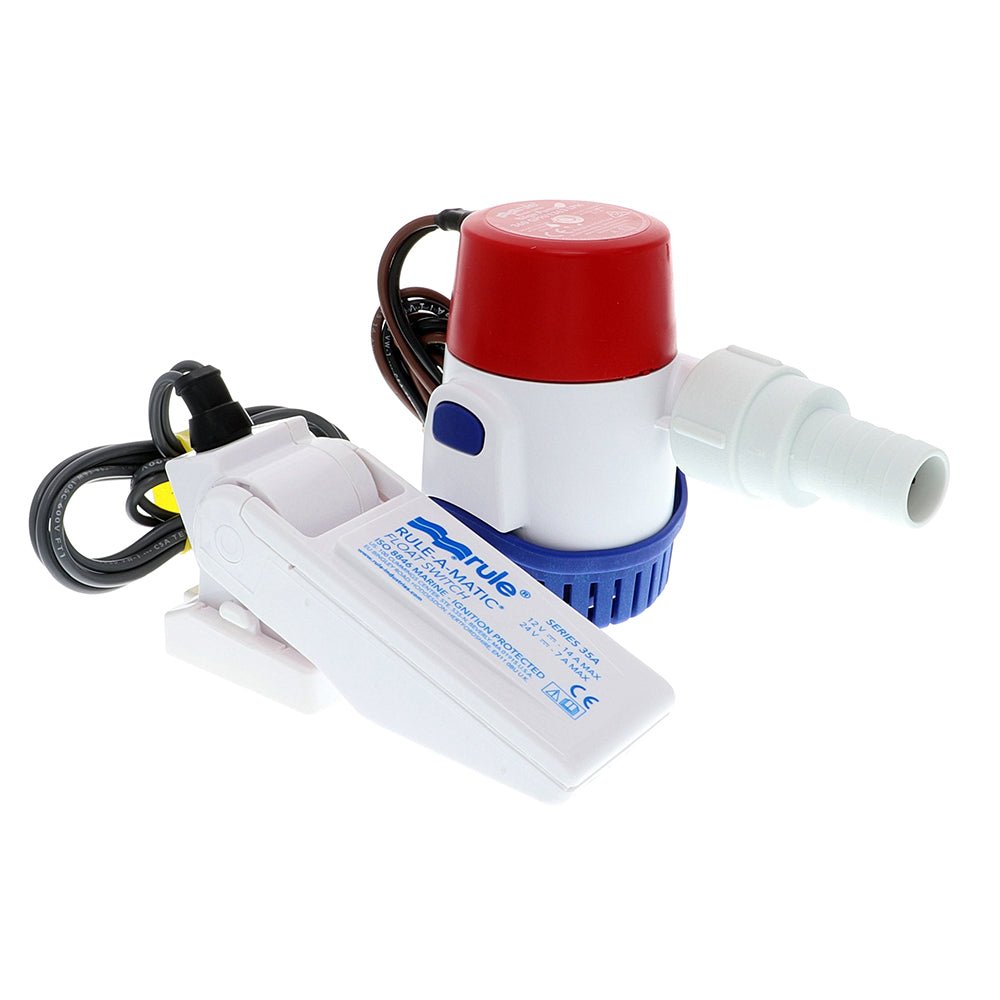 Rule 360 GPH Standard Bilge Pump Kit w/Float Switch - 12V - Marine Parts OnlyMarine Plumbing & VentilationRule