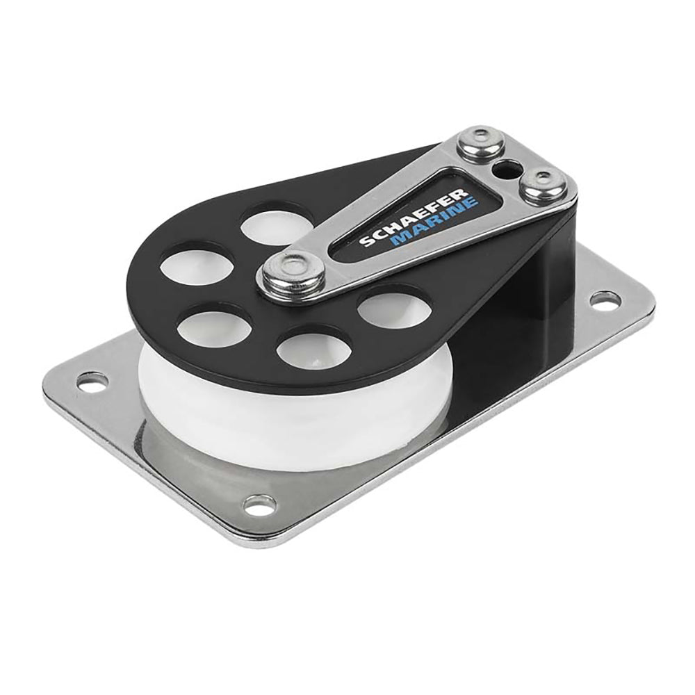 Schaefer Series 5 Flat Base/Alum Cheek/Delrin Sheave - Marine Parts OnlySailingSchaefer Marine