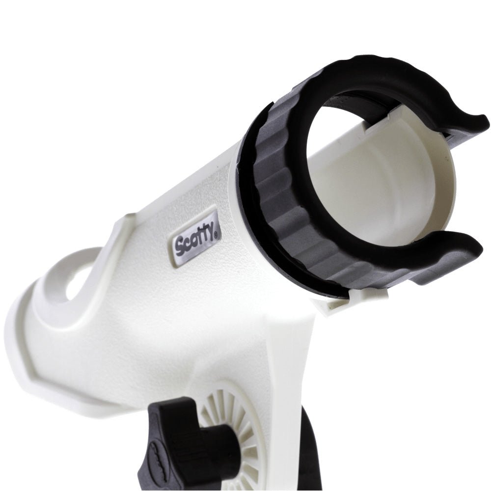 Scotty Powerlock Rod Holder White w/241 Side/Deck Mount - Marine Parts OnlyPaddlesportsScotty