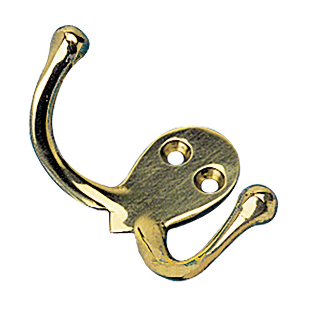 Sea - Dog Double Coat Hook - Cast Brass - Marine Parts OnlyMarine HardwareSea - Dog