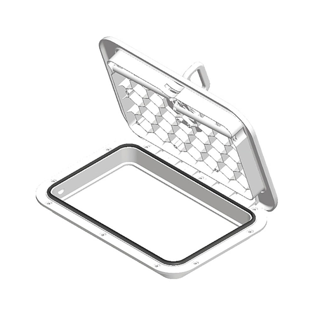Sea - Dog Triple Lock Rectangular Marine Hatch - 10" x 14" - White - Marine Parts OnlyMarine HardwareSea - Dog