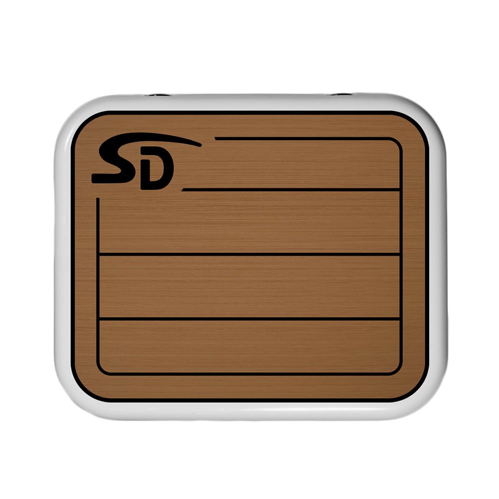 SeaDek YETI Roadie 24 Teak Cooler Pad - 6mm - Mocha/Black - Marine Parts OnlyBoat OutfittingSeaDek