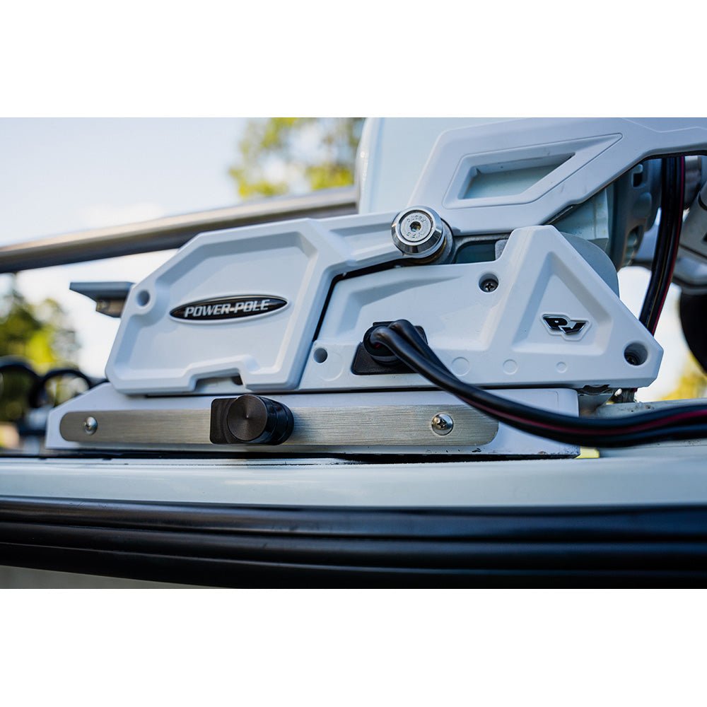 Secure Outdoors Elite Lock - Single - Power - Pole PV - Silver - Marine Parts OnlyBoat OutfittingSecure Outdoors