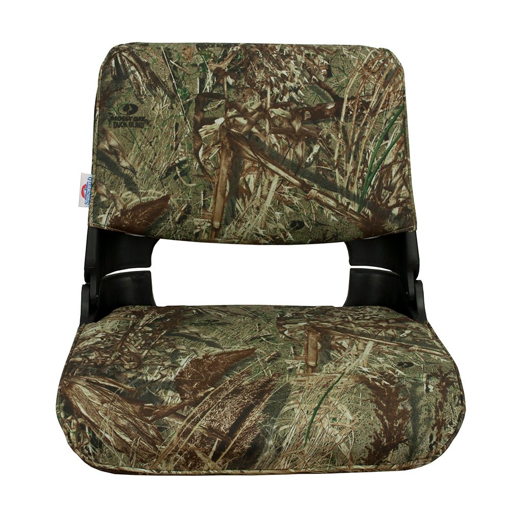 Springfield Skipper Premiun Folding Seat - Mossy Oak Duck Blind w/Black Shell - Marine Parts OnlyBoat OutfittingSpringfield Marine