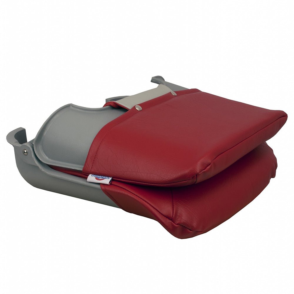 Springfield Skipper Standard Seat Fold Down - Grey/Red - Marine Parts OnlyBoat OutfittingSpringfield Marine