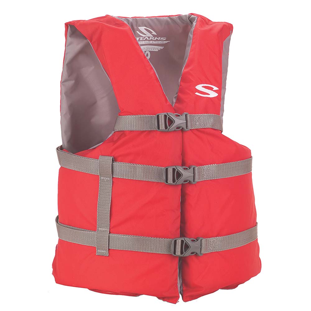 Stearns PFD 2001 Adult Boat Universal Red Display f/Adults Over 90lbs - Chest Size Of 50" - Marine Parts OnlyPaddlesportsStearns